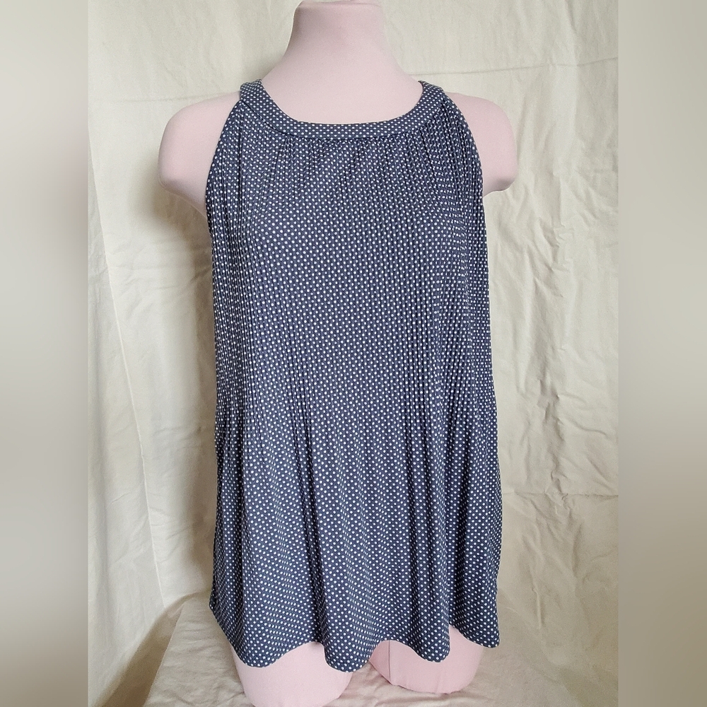 Adrianna Papell Polka Dot Top Size M